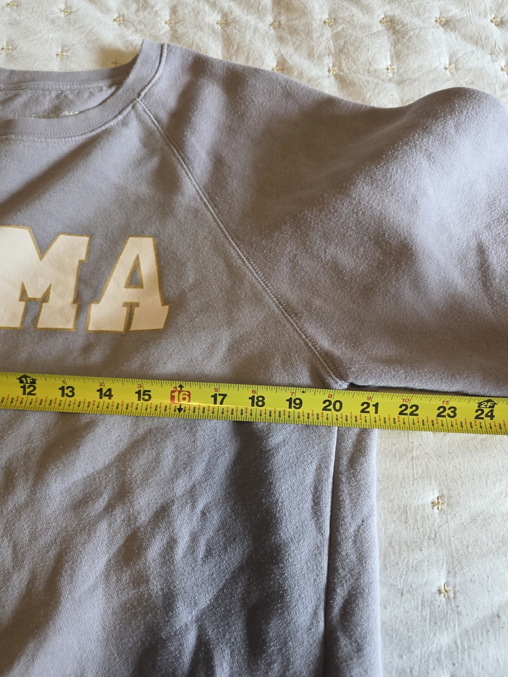 Gray 'MAMA' Crewneck Sweatshirt - Cozy Everyday Pullover - Picture 3 of 5